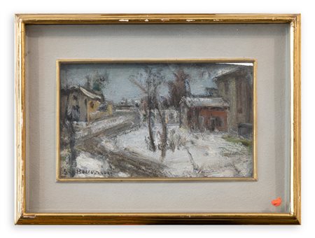 LINO BACCARINI (1893-1973) - Nevicata 