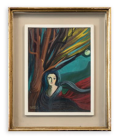 ALMERICO TOMASELLI (1899-1993) - Figura nella notte, 1953