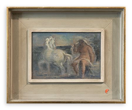BRUNO MARTINI (1911-1979) - Donna e cavalla, 1952 circa