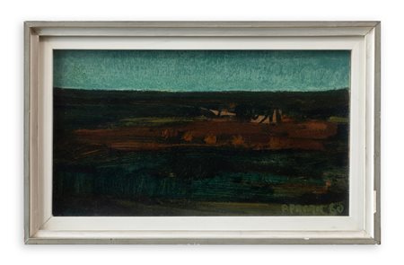 ADRIANO PAVAN (1935-2023) - La campagna veneta dopo il tramonto, 1960-1961