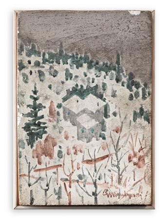 GIUSEPPE MONTANARI (1889-1970) - Nevicata, 1961