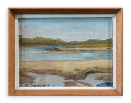 MAGDA MENDIKIAN - Omaggio al delicato pittore del Po' D. Villani, 1965