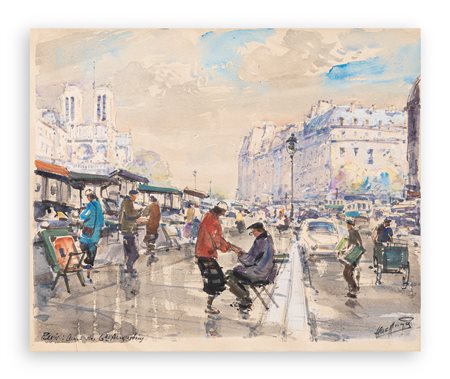 ANONIMO - Paris: Quai des Grands Augustins