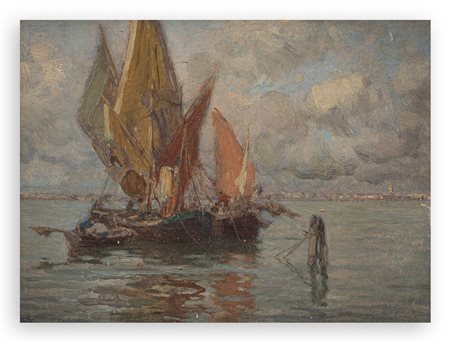 GUIDO GRIMANI (1871-1933) - Senza Titolo (Marina)