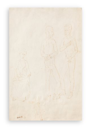 UBALDO OPPI (1889-1942) - La disputa, 1917