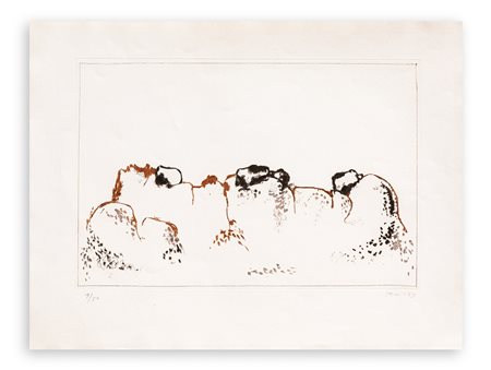 ANTON ZORAN MUSIC (1909-2005) - Paesaggio dalmata, 1969