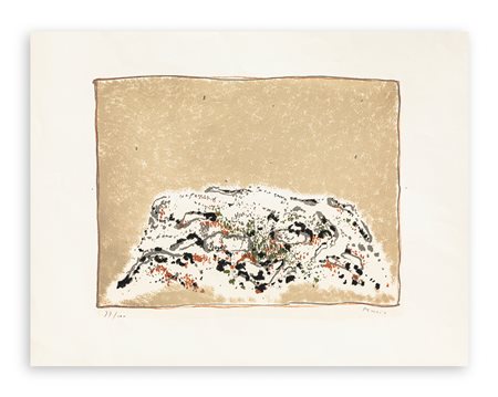 ANTON ZORAN MUSIC (1909-2005) - Colline piatte, 1967