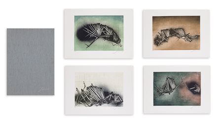 EMILIO SCANAVINO (1922-1986) - Animali elementari, 1984