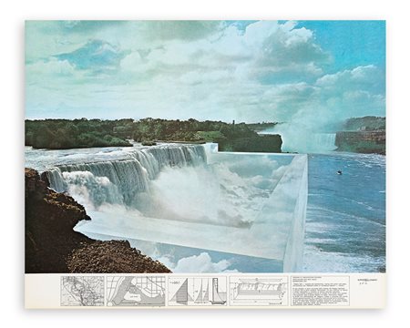 SUPERSTUDIO GROUP (1966-1986) - Niagara o l'architettura riflessa (la seconda serie della natura), 1970