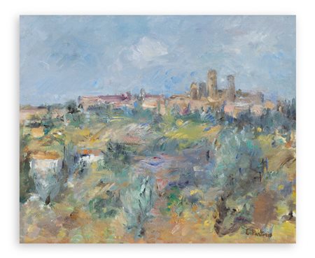 EZIO PASTORIO (1911-2006) - San Gimignano