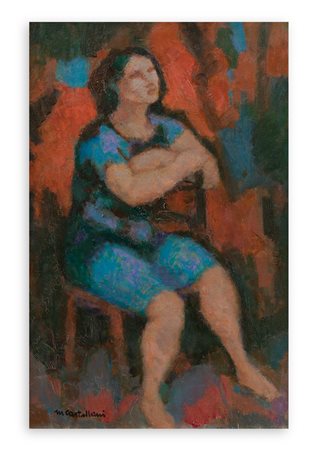 MARIO CASTELLANI (1914-1985) - Popolana, 1984