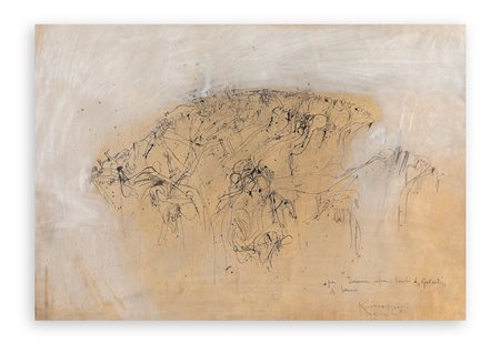 BEPI ROMAGNONI (1930-1964) - Per 'Inverno sopra i boschi di Galceti' di Roberto Sanesi, 1959