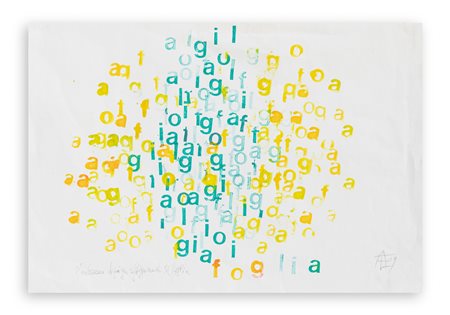 ARRIGO LORA-TOTINO (1928-2016) - L'autunno dipinge sfolgorando la foglia, 2009