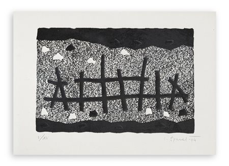 LUIGI SPACAL (1907-2000) - Senza Titolo, 1974