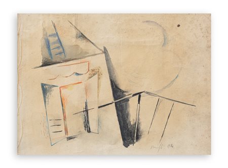 ALBERTO MANFREDI (1930-2001) - Paesaggio, 1986