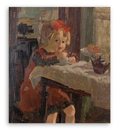 FERRUCCIO PASQUI (1886-1958) - Senza Titolo (La colazione), 1918