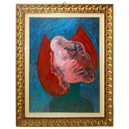 Tano Festa (Roma   2 novembre 1938 - Roma  9 gennaio 1988)  - Angelo, 1986