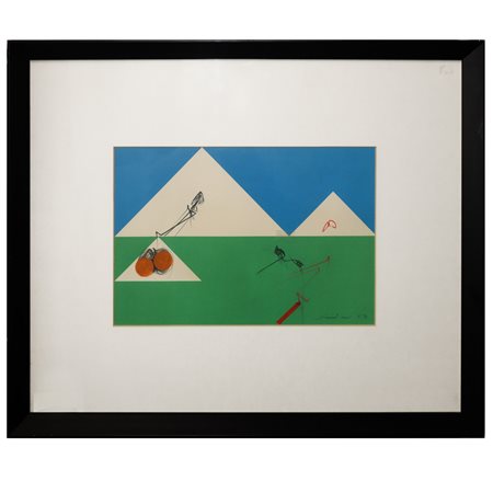 Emilio Scanavino (Genova 1922 - Milano 1986)  - Senza titolo, 1967