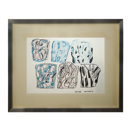 Pietro  Consagra (1920 - 2005)  - Senza titolo, 25-11-1982