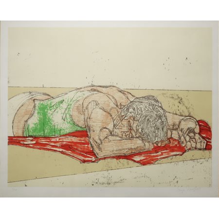 Lorenzo  Tornabuoni (Roma 1934 - Roma 2004)  - In pieno sole