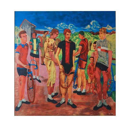 Aligi Sassu (Milano 17/07/1912 - Pollença 17/07/2000)  - Ciclista