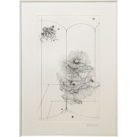 Hans Bellmer (Katowice 13/03/1902 - Parigi 24/02/1975)  - Senza titolo