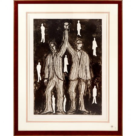 Roberto Barni (Pistoia 30/09/1939)  - Vincitore e vinto, 1990