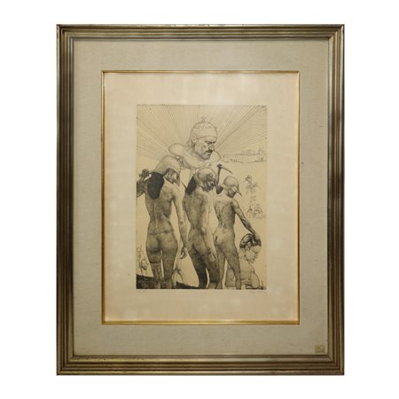 Ugo Attardi (Genova 1923 - Roma 2006)  - , 1974