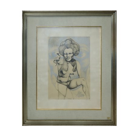 Ugo Attardi (Genova 1923 - Roma 2006)  - Senza Titolo, 1974