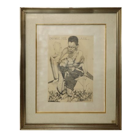 Ugo Attardi (Genova 1923 - Roma 2006)  - Donne mie care, 1974