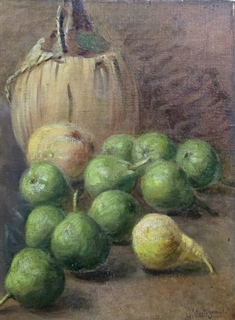 Guido di Montezemolo (1878-1941).Natura morta.Cm.26 x 35