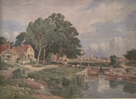 Lott W.G.(XIX).Acquerello.Cm.48 x 63