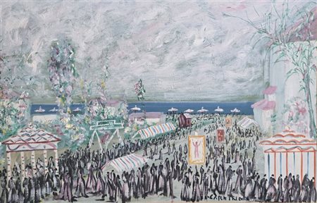 Giuseppe Carrino (1910-1983).Paesaggio.Cm.38 x 58