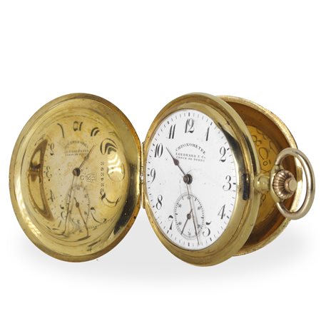 Eberhard & Co Suisse - Cronometro da tasca in oro 18 kt