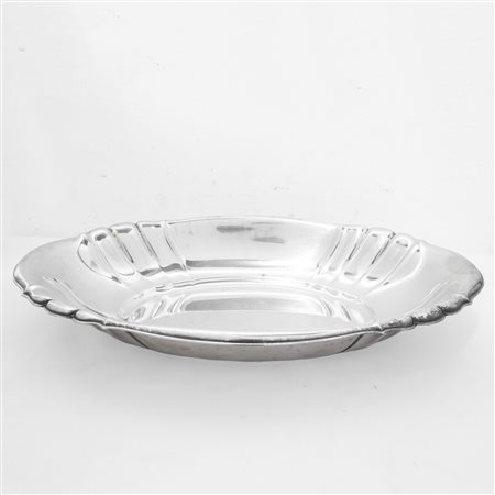 Portadolci ovale in argento 800