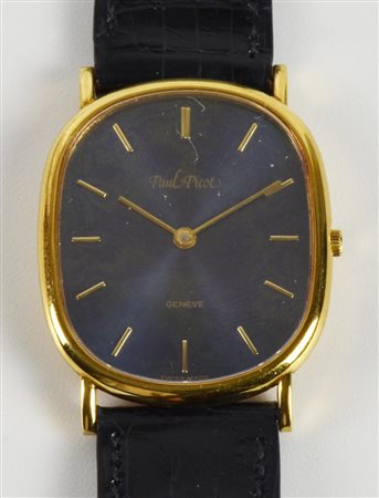 OROLOGIO PAUL PICOT IN ORO, REF. 4764 5139, anni ‘70 CASSA: in oro 18K,...