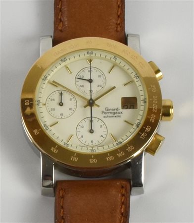 OROLOGIO GIRARD PERREGAUX 7000 GBM, anni '90 CASSA: in acciaio e oro n....