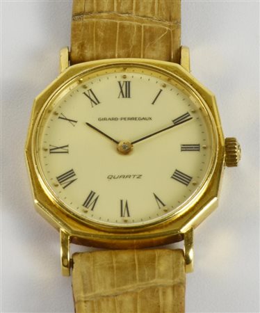 OROLOGIO GIRARD PERREGAUX LADY IN ORO, anni '60 CASSA: in oro 18K, corona...