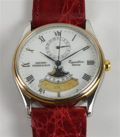 OROLOGIO GIRARD PERREGAUX EQUATION TERRE, REF. 4842, anni '90 CASSA: in...