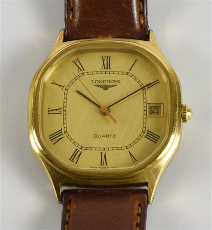 LONGINES 950 SWISS 4851 CASSA: ottagonale in acciaio placcata oro QUADRANTE:...