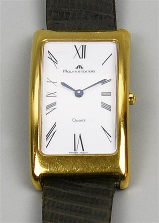 OROLOGIO MAURICE LACROIX, REF. 47395, ANNI '90 CASSA: di forma rettangolare...