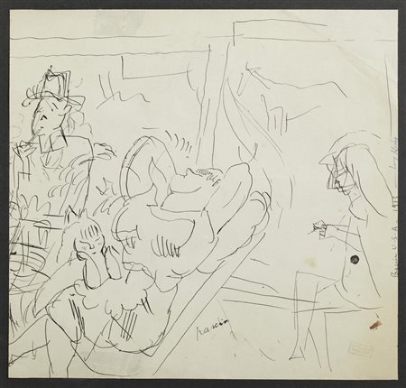 PASCIN JULES (1885 - 1930) - SENZA TITOLO.