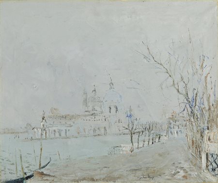 SPILIMBERGO ADRIANO (1908 - 1975) - VENEZIA SOTTO LA PIOGGIA.