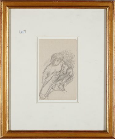 SALVADORI ALDO (1905 - 2002) - DONNA CHE SI SPOGLIA .