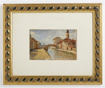 USELLINI GIANFILIPPO (1903 - 1971) - LA CHIESA DI SAN CRISTOFORO.