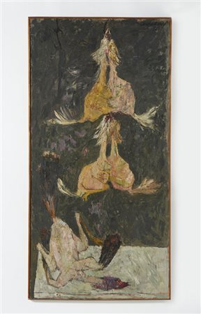 GASPARINI GIANSISTO (n. 1924) - NATURA MORTA (POLLI).