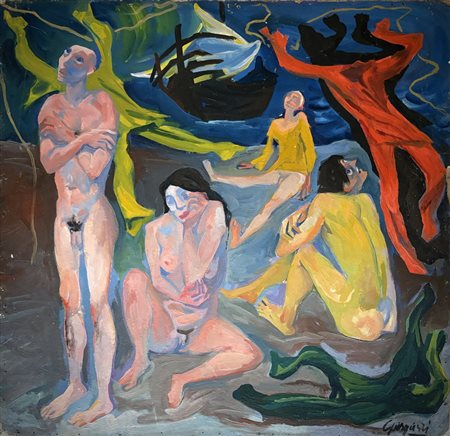 GASPARRI NINO (1910 - 1989) - NAUFRAGIO.