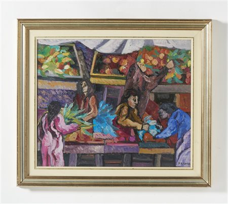 TERRUSO SAVERIO (1939 - 2003) - AL MERCATO.