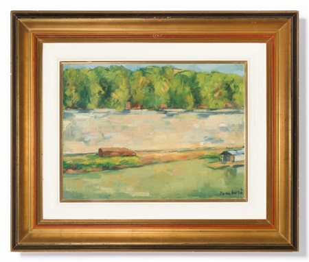 TAMBURI ORFEO (1910 - 1994) - BOZZETTO DEL TEVERE.