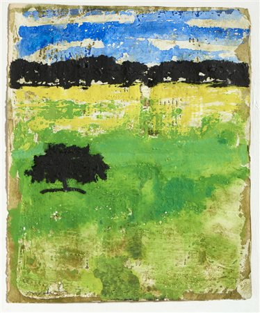 MATTIOLI CARLO (1911 - 1994) - SENZA TITOLO (PAESAGGIO), 1979 circa.